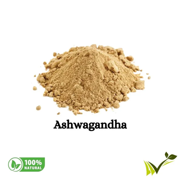 Ashwagandha Em Pó 100% da Raiz