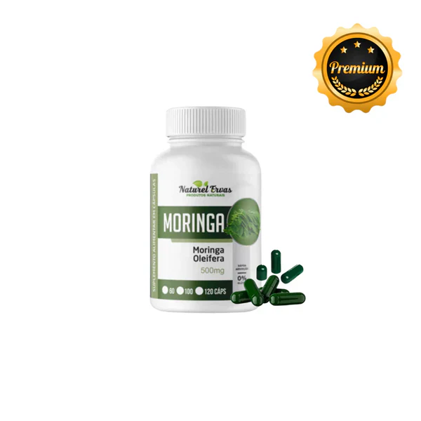 Moringa PREMIUM 120 Cápsulas | Frete grátis